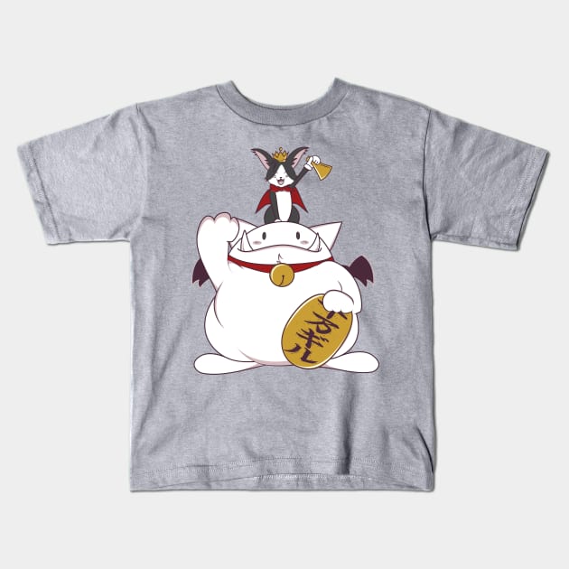 Maneki Cait Kids T-Shirt by Ruwah